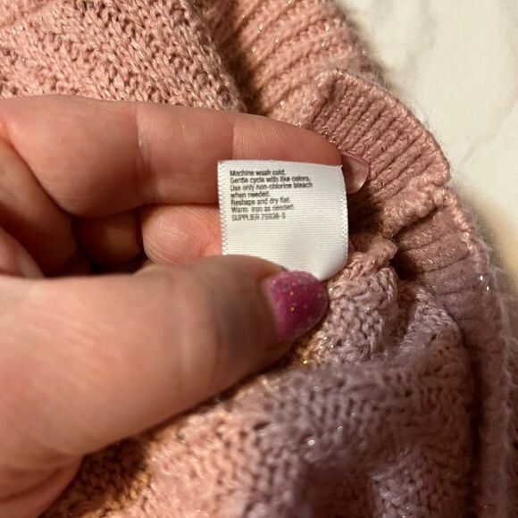St. Johns Bay SMALL Pink Sweater "Fits Like A Large" - Picture 11 of 11